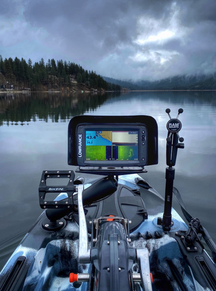 Kayak Fish Finder Install Without Drilling Holes 