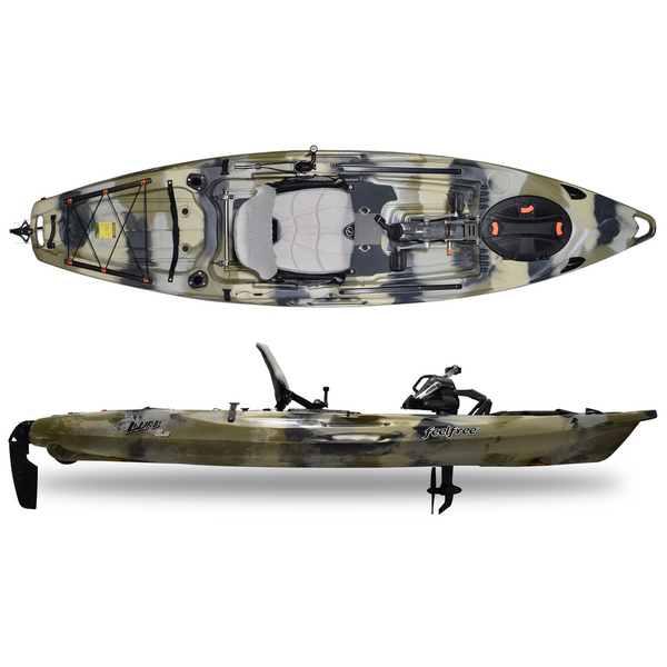 Double Foot pedal fishing kayak with