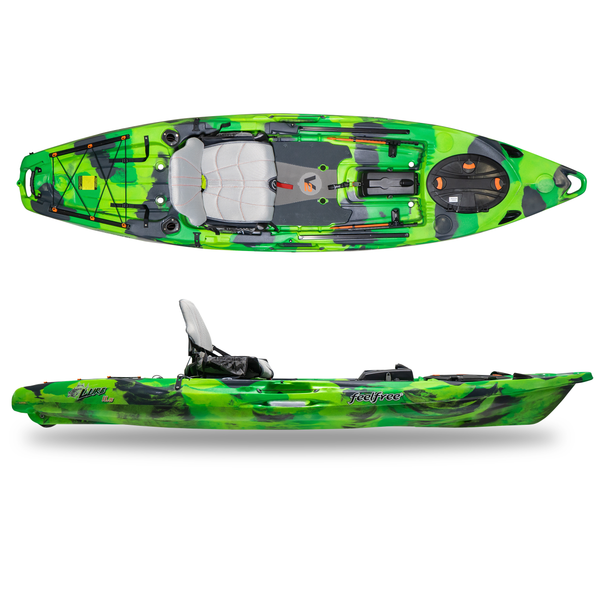 FeelFree Flash - Pedal Drive Fishing Kayak | Melon