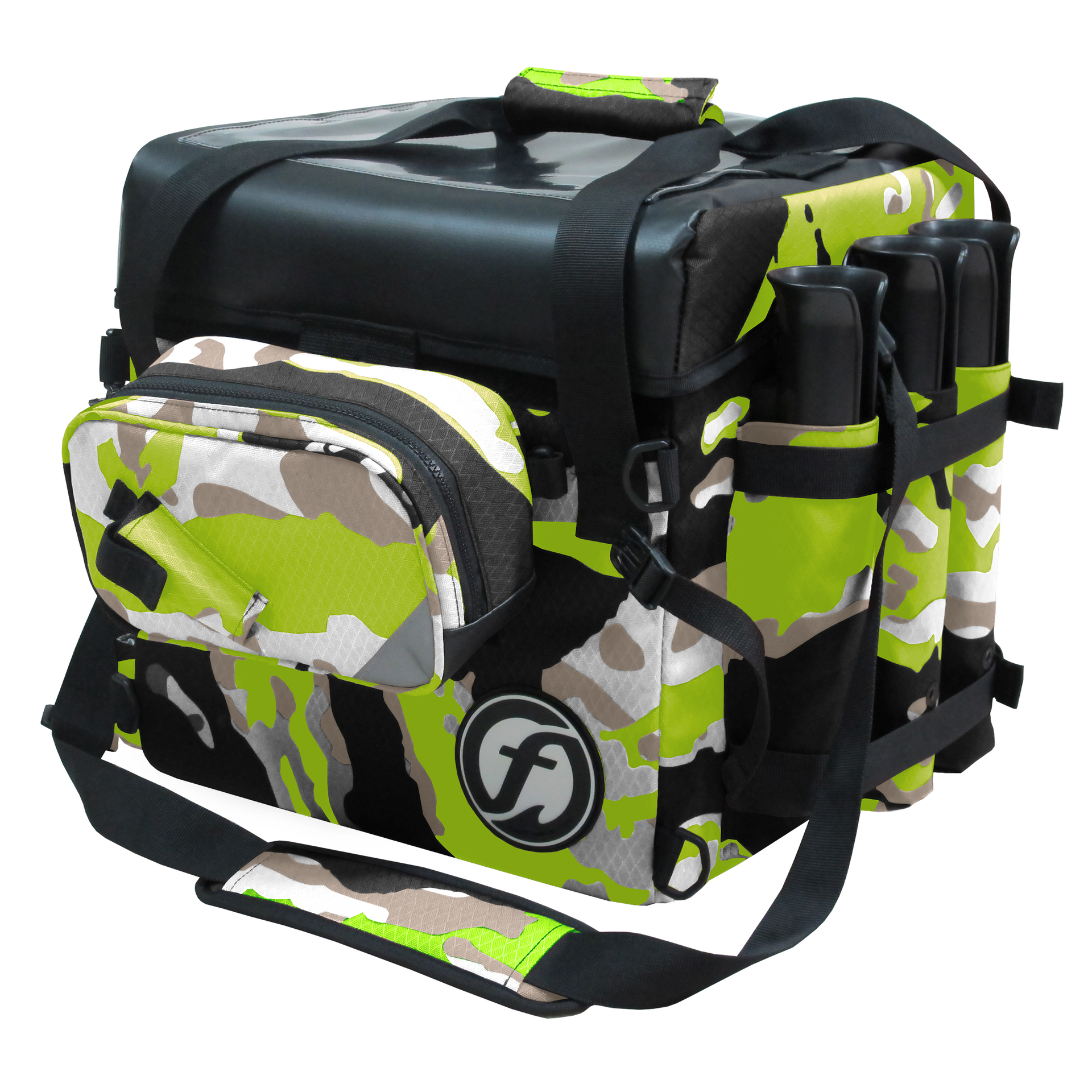 Feelfree Camo Crate Bag Lime Camo
